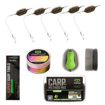 Готовий набір для коропового монтажу на 5 монтажів Carp Pro Method Set Method Set5 фото