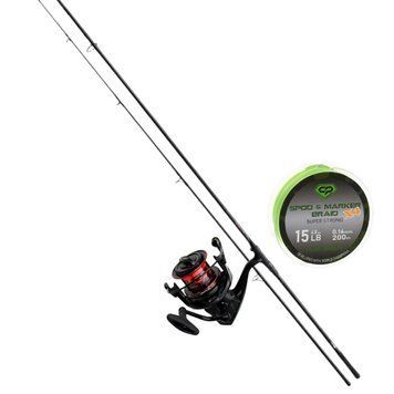 Короповий сподовий набір Carp Pro Cratus Evo 3.6 м - вудилище Cratus Evo NG + котушка Cratus Evo Spod 10000 + шнур у подарунок CPCES365+CPCE10SP фото