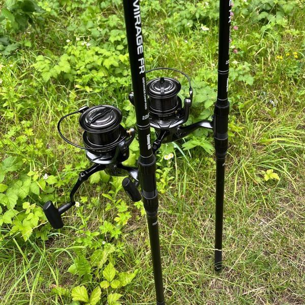Набор для карповой рыбалки на два удилища Fishing ROI Mirage 3.5Lb Black MirageBlack2 фото