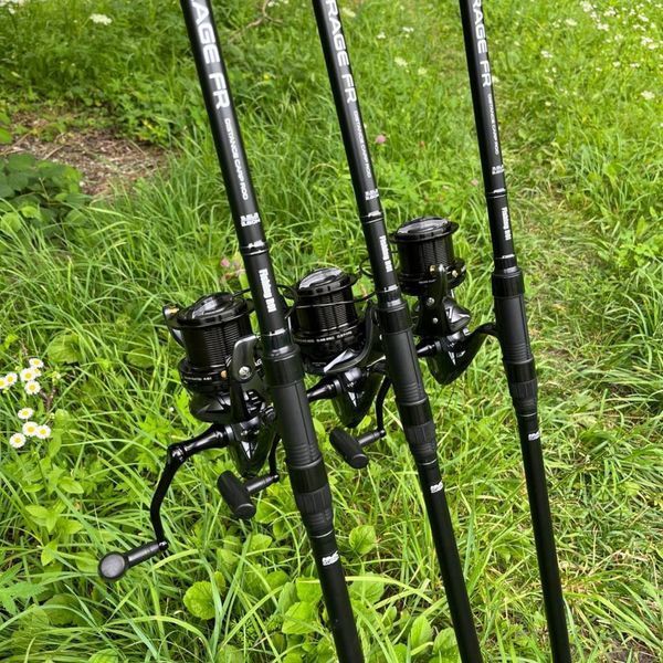 Набір для коропової риболовлі на три вудилища Fishing ROI Mirage 3.5Lb Black MirageBlack3 фото