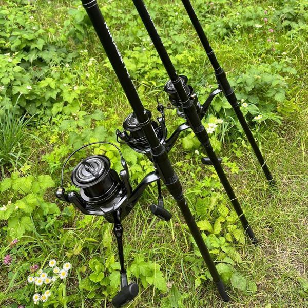 Набір для коропової риболовлі на три вудилища Fishing ROI Mirage 3.5Lb Black MirageBlack3 фото